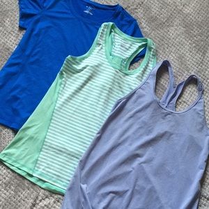 3 Tek Gear Workout Tops